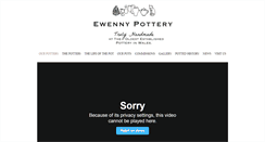 Desktop Screenshot of ewennypottery.com